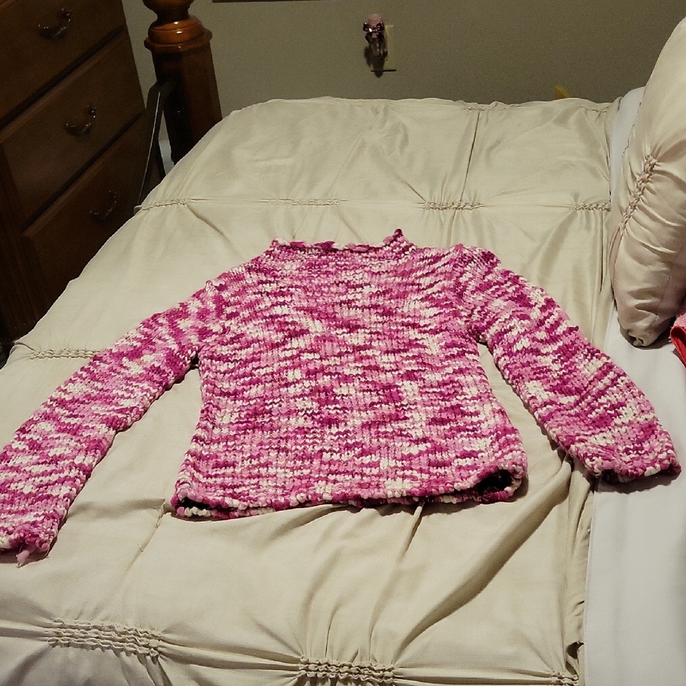 Kmart  Route 66 Pink Knit Sweater For Girls Size 10-12